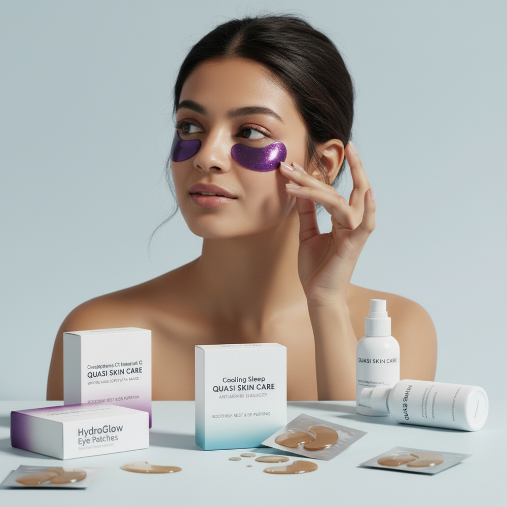 The full Quasi Skin Care eye-care range